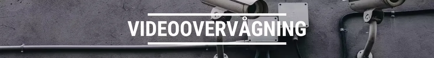 Videoovervågning banner