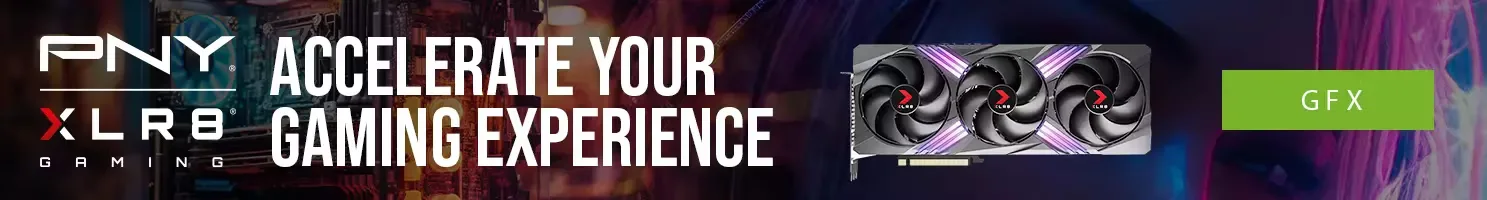 PNY grafikkort banner.