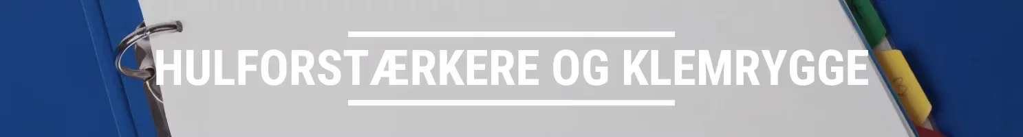 Banner til hulforstærkere og klemrygge