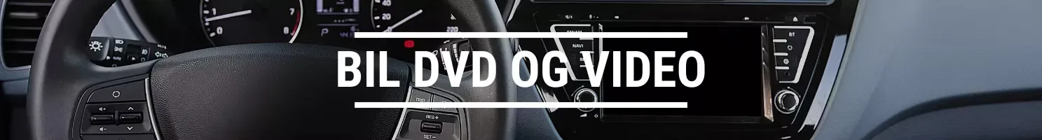 Bil DVD og video banner