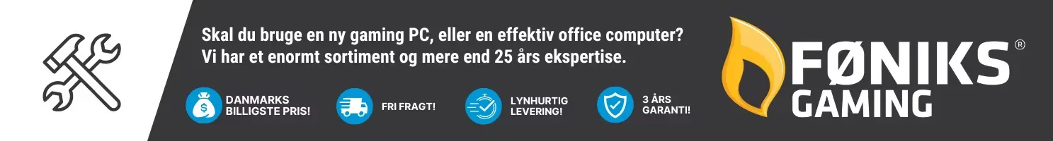 Føniks færdigbygget PC banner.