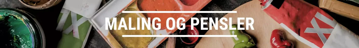 maling og pensler banner
