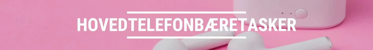 Hovedtelefonbæretasker banner