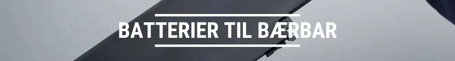 BÆRBAR BATTERIER