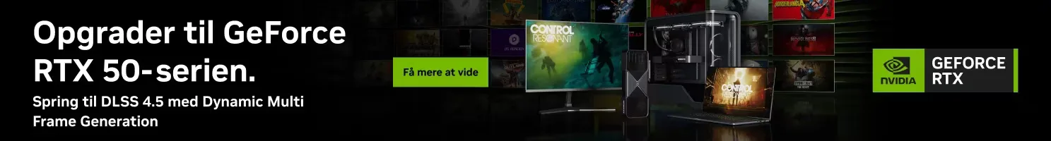 GeForce RTX 50-serien banner.