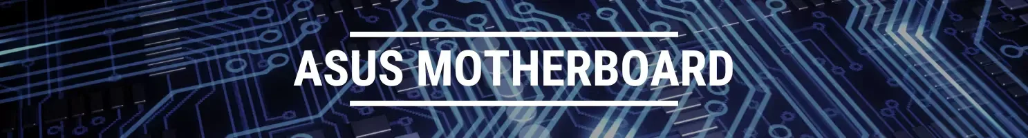 ASUS motherboard banner.