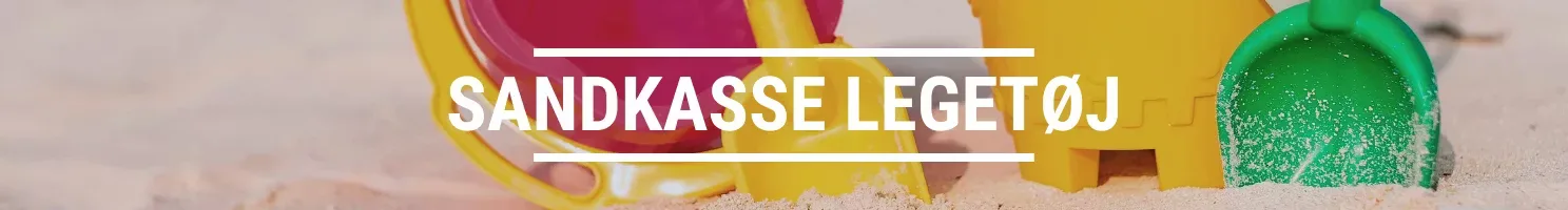 Sandkasse legetøj banner