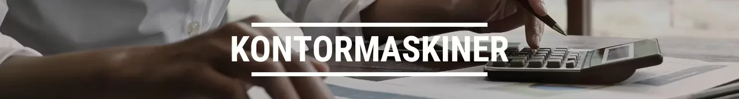 KONTORMASKINER BANNER