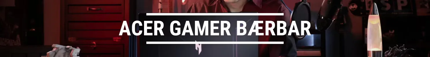 Acer gamer bærbar banner