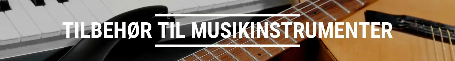 Tilbehør til musikinstrumenter banner