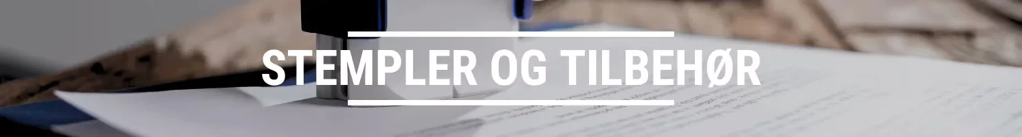 stempler og tilbehør banner