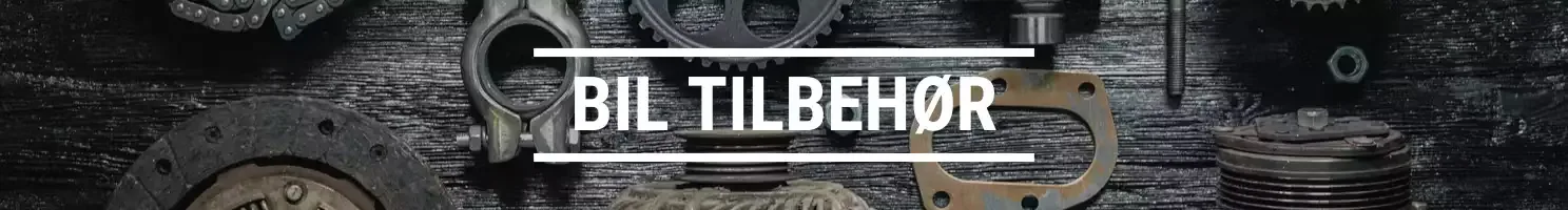 Bil tilbehør banner.