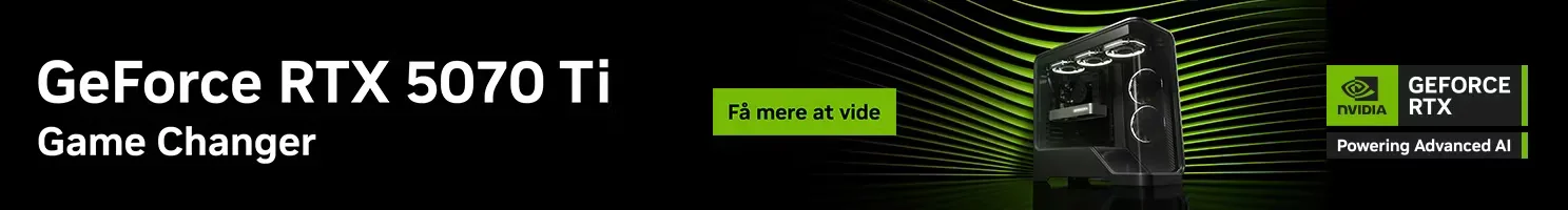 GeForce RTX 5070 Ti banner.