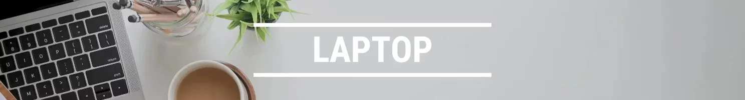 Laptop banner.
