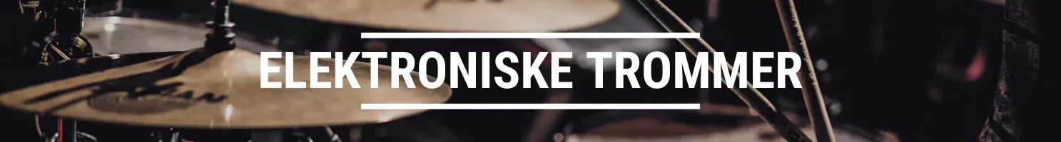 Elektroniske trommer banner