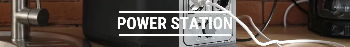 Power station banner.