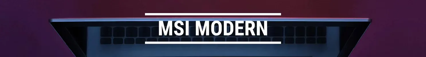 MSI Modern banner