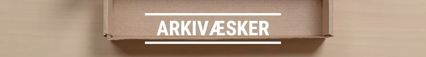 Banner til Arkivæsker