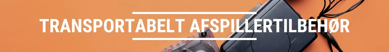 Transportabelt afspillertilbehør banner