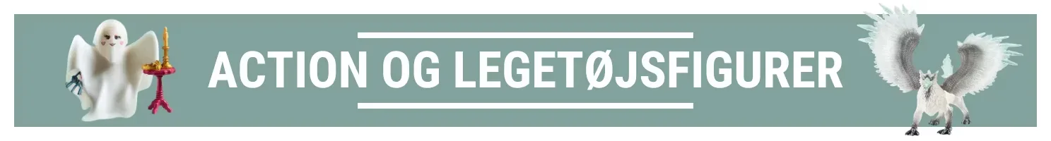 Stort udvalg af action- og legetøjsfigurer