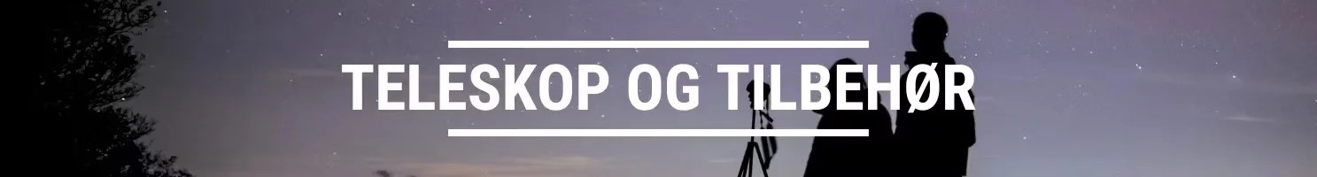 Teleskop og tilbehør banner