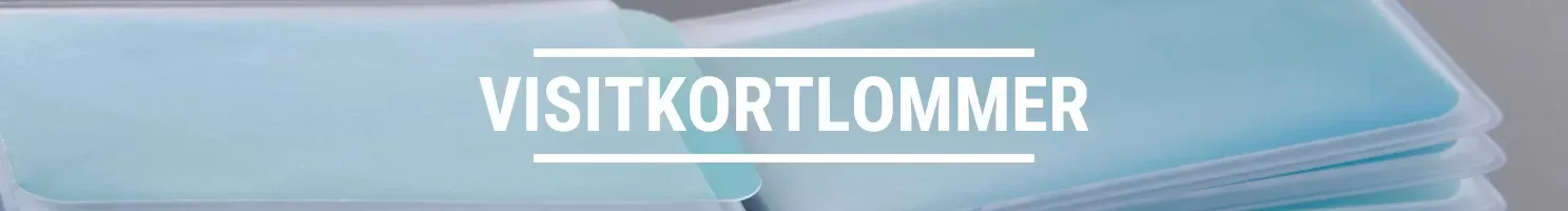 Banner til visitkortlommer