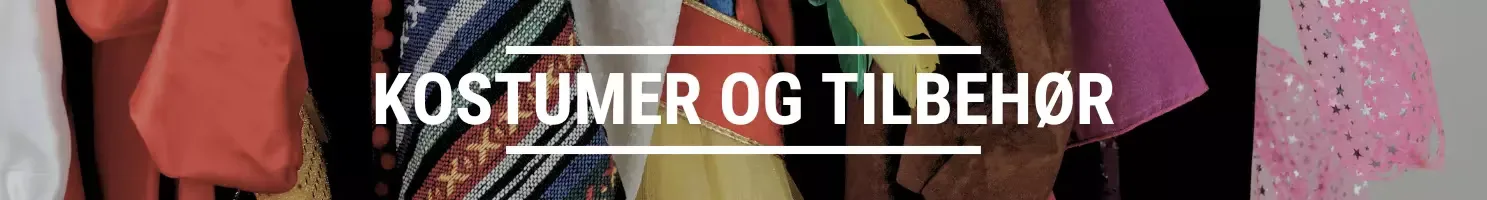 Kostumer og tilbehør banner