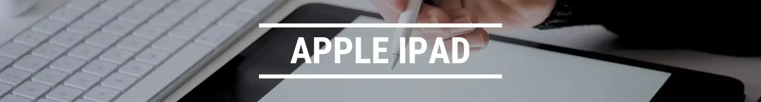 Apple iPad banner.