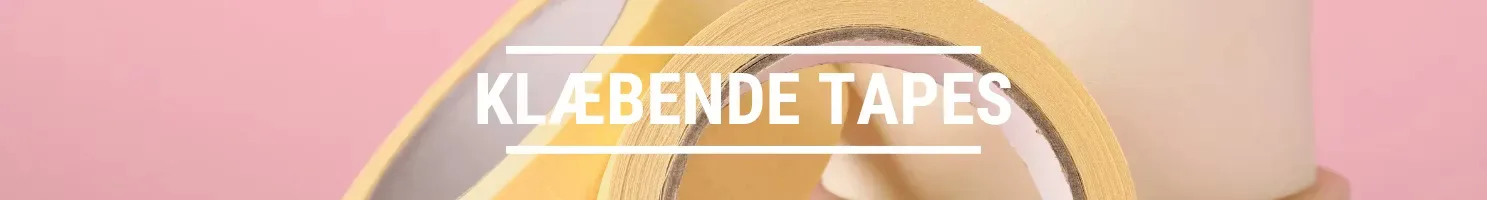 Klæbende tapes banner