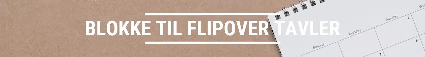 blokke til flipover tavler banner
