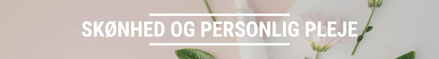 Skønhed og personlig pleje banner