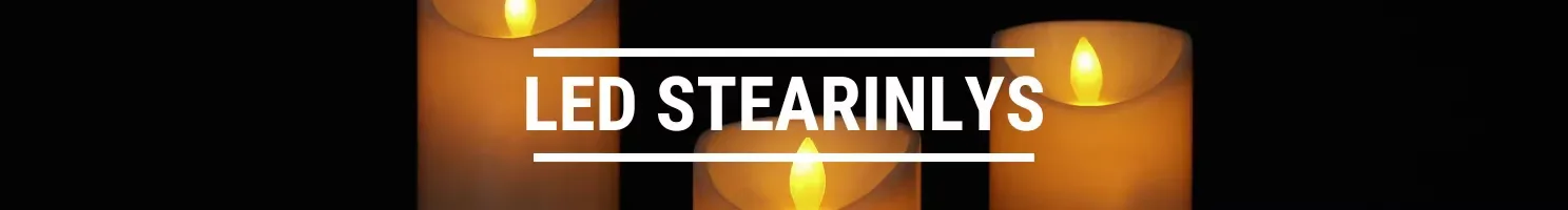 LED STEARINLYS