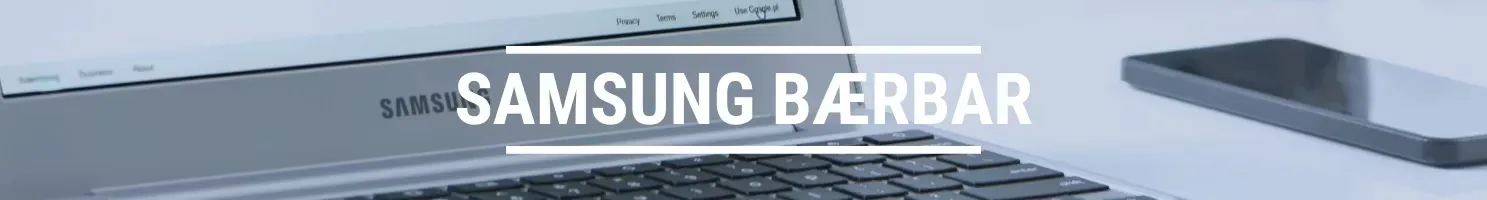 Samsung bærbar banner