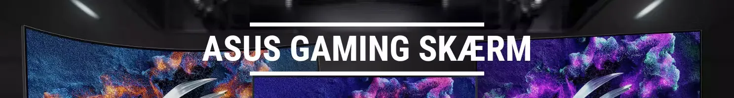 ASUS gaming skærm banner