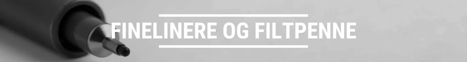 Finelinere og filtpenne