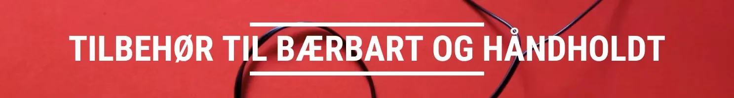 Tilbehør til bærbart og håndholdt