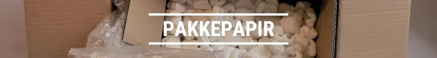 PAKKEPAPIR BANNER