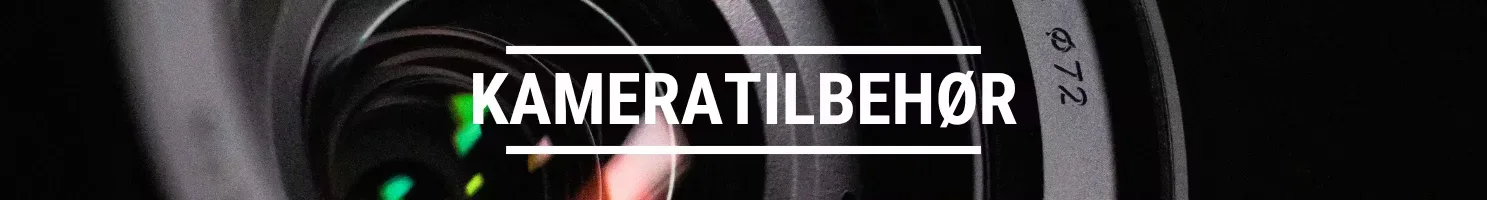 Kameratilbehør banner.