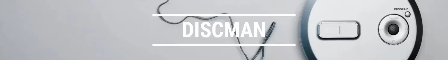 Discman banner