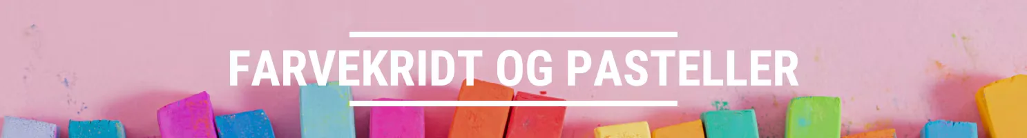 Banner til farvekridt og oliepasteller