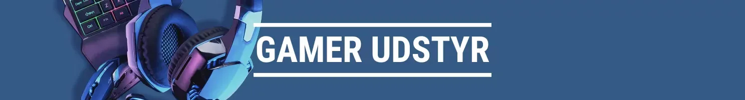 gamer udstyr banner