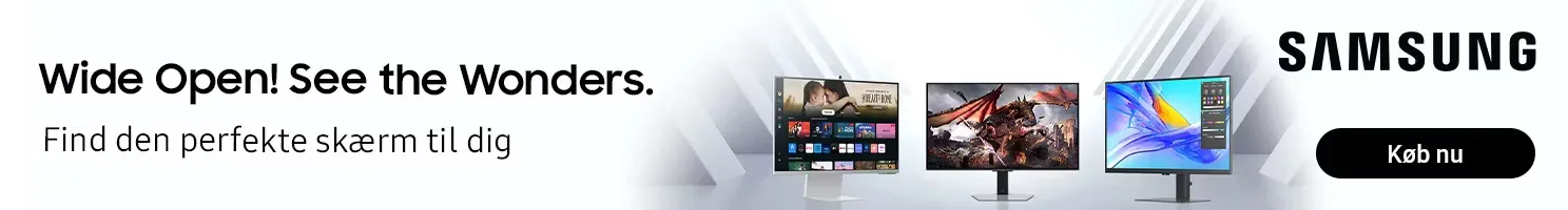 Samsung skærme banner.