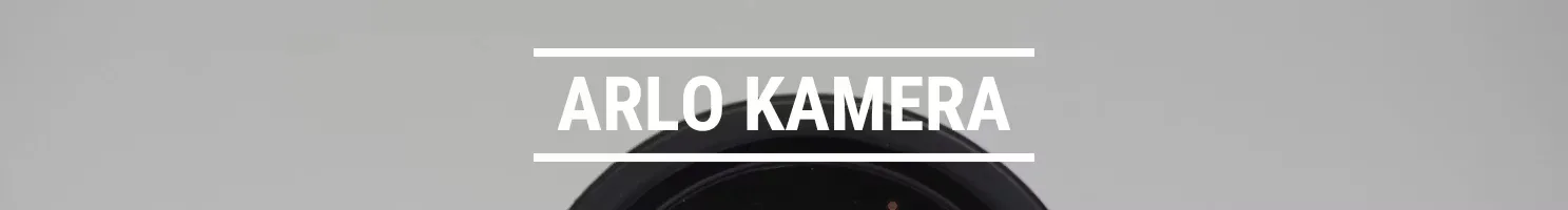 Arlo kamera banner