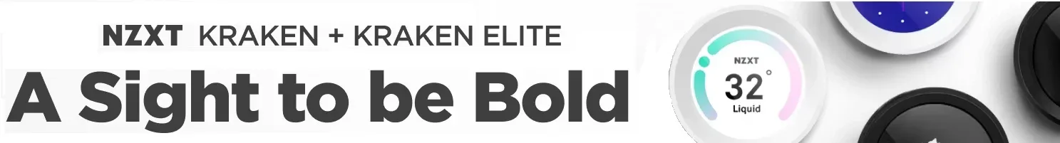 NZXT vandkøling banner.