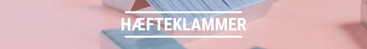 hæfteklammer banner