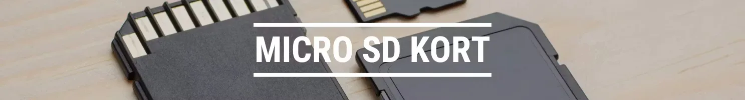 Micro SD kort banner.