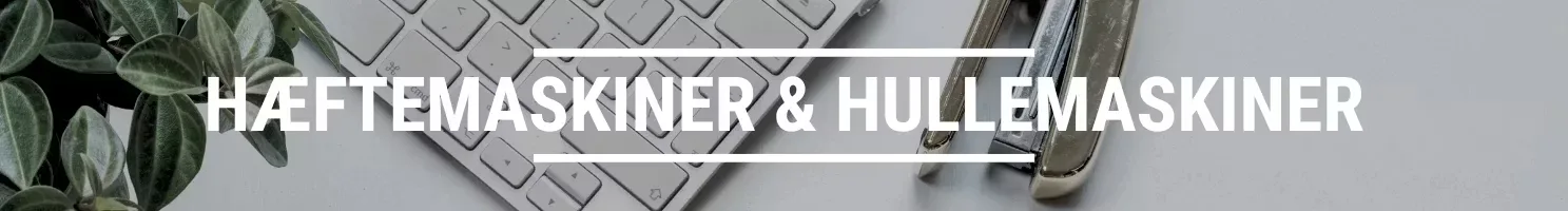 HÆFTEMASKINER & HULLEMASKINER BANNER