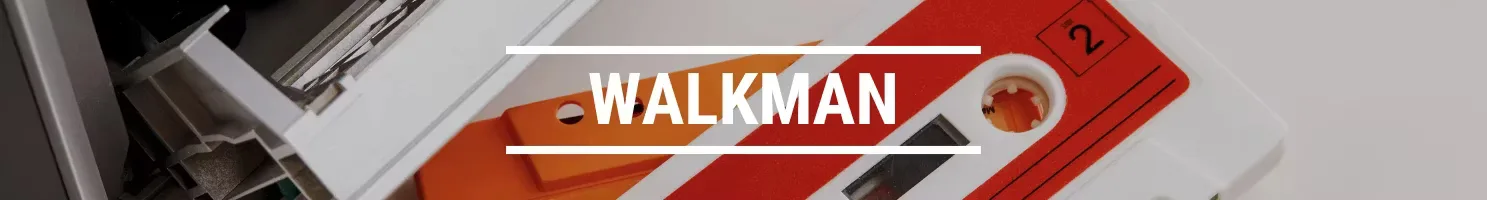Walkman (til kassettebånd) banner