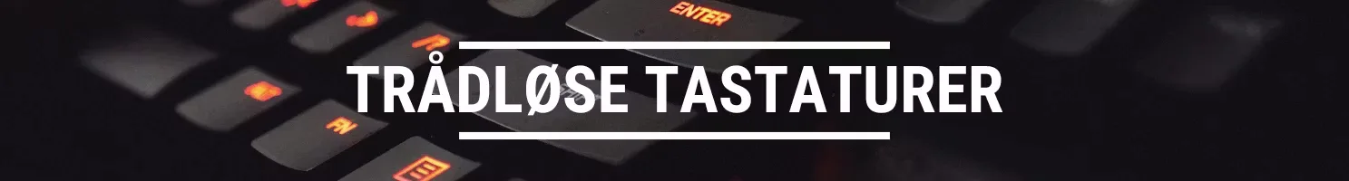 Trådløst tastatur banner.