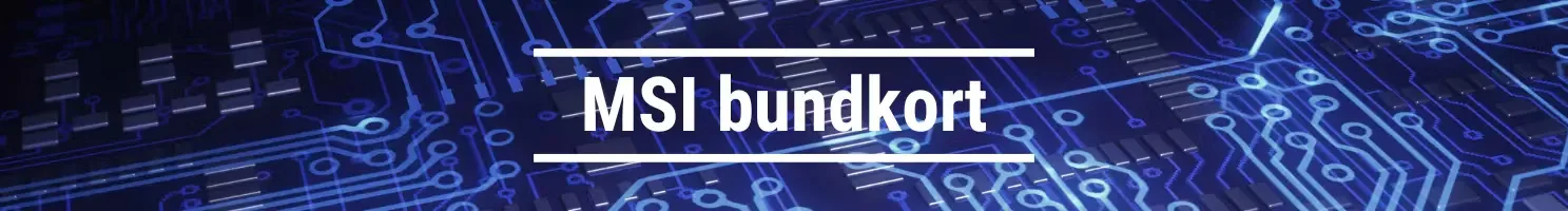 MSI bundkort banner.